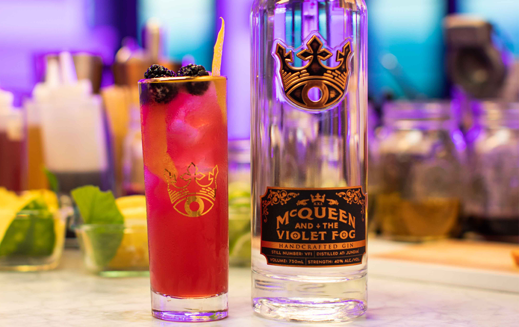 McQueen and the Violet Fog Devil's Bramble Cocktail